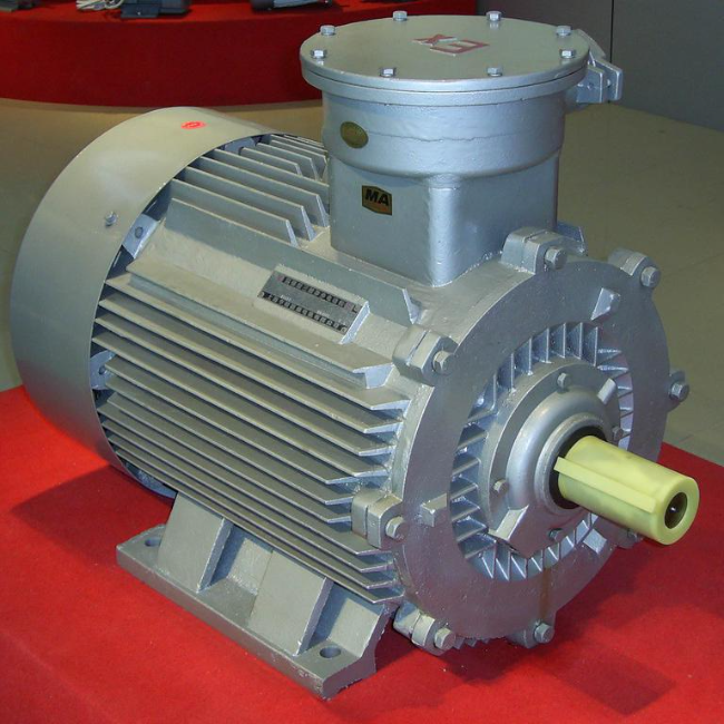 YVFE2-200L-4防爆电机45°角实拍